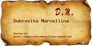 Dobrovits Marcellina névjegykártya